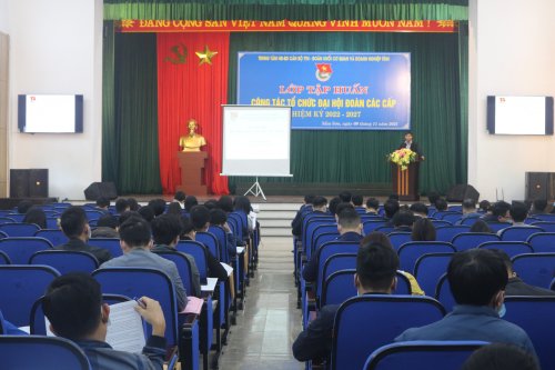 Toàn cảnh lớp Tập huấn công tác tổ chức Đại hội Đoàn các cấp nhiệm kỳ 2022 - 2027.jpg